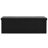 vidaXL Sulankst. suol.-daikt., dirbt. oda, 110x38x38cm, juodas
