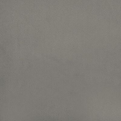 vidaXL Lovos rėmas, šviesiai pilkos spalvos, 120x190cm, aksomas