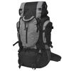 vidaXL Turistinė kuprinė, XXL, 75 l, juoda/pilka