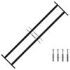 vidaXL Langų saugumo grotelės 115 x 30 cm Galvanizuotas plienas