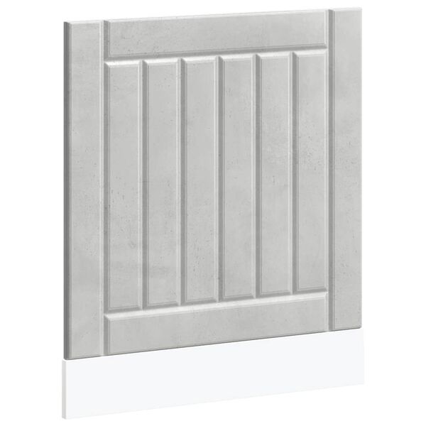 vidaXL indaplovės skydelis "Lucca" Betoninis pilkas inžinierinis medis