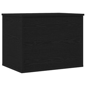 vidaXL Saugojimo dėžė juoda ąžuolo 60 x 42 x 46 cm Apdirbta mediena