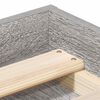 vidaXL Lovos rėmas, pilkos ąžuolo spalvos, 140x200cm