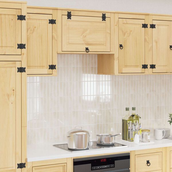 vidaXL Spintelė su stalčiais SKI Medaus Ruda 60 x 32 x 40 cm