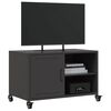 vidaXL Televizoriaus spintelė, juodos spalvos, 68x39x43,5cm, plienas