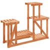 vidaXL Gėlių stovas, 90x25x73,5cm, eglės medienos masyvas