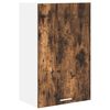 vidaXL Pakabinama spintelė Rūkyto ąžuolo ir baltos 50 x 31 x 80 cm