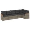 vidaXL Patio Sofa Set 4 vietos Grey