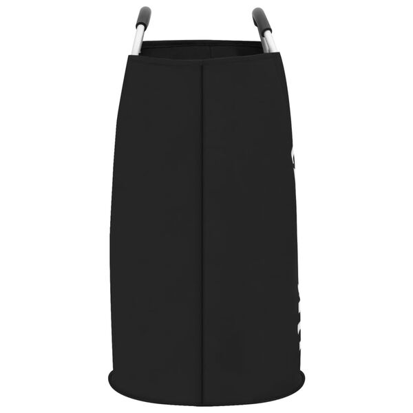 vidaXL Skalbinių rūšiavimo krepšiai, 2vnt., juodos spalvos