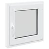 vidaXL Požeminio lango RISOR 50 x 50 cm PVC ir stiklas Balta