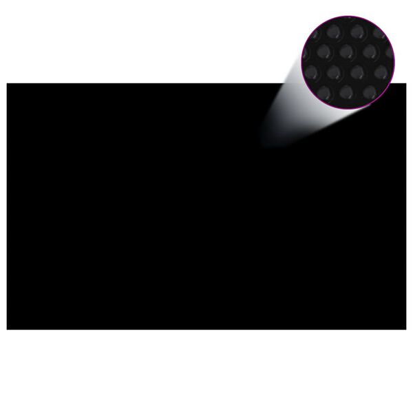 vidaXL Baseino uždangalas, juodos spalvos, 260x160cm, PE