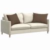 vidaXL Sofa Pagalvės 2 pcs Ruda 70 x 50 cm audinys