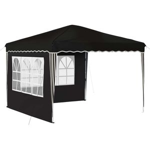 vidaXL Pop-up &scaron;ventinis palapinė 288 x 288 x 245 cm Juoda