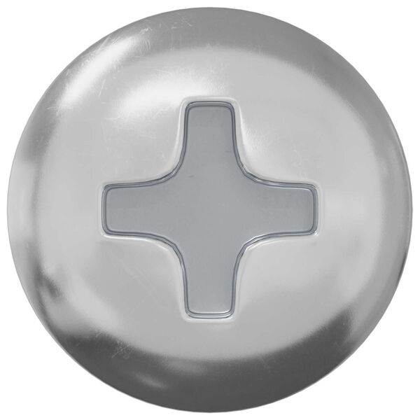 vidaXL Varžtas 12 pcs Sidabro M4 x 16 mm Plienas