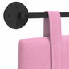 vidaXL Kabantysis galvūgalis Paprastas Rožinė 210 x 55 x 5 cm audinys