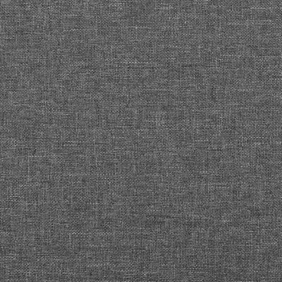 vidaXL Galvūgalis su auselėmis,tamsiai pilkos,183x16x118/128cm,audinys
