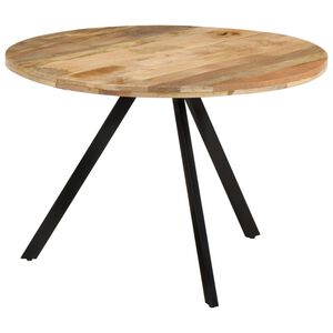 vidaXL Valgomojo stalas, 110x75cm, mango medienos masyvas