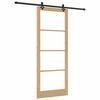 vidaXL Slankios durys Natūrali 93 x 232 cm
