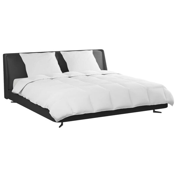 vidaXL Antklodžių rinkinys su pagalve 3 pcs Balta Plunksna