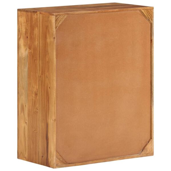 vidaXL Spintelė su stalčiais, 60x33x75cm, akacijos medienos masyvas