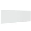 vidaXL Sieninis galvūgalis, baltas, 240x1,5x80cm, apdirbta mediena
