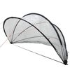vidaXL Baseino kupolas 405 x 405 x 192 cm PVC Skaidrus