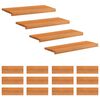 vidaXL Laiptų pakopos 16 vnt. 70 x 30 x 2 cm &Scaron;viesiai rudas