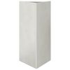 vidaXL Sodo lovelis, 40x34,5x75cm, nerūdijantis plienas, trikampis