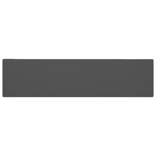 vidaXL Vonios kambario praustuvas, tamsiai pilkas, keramika