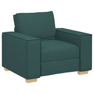 vidaXL Sofa-kėdė, tamsiai žalia, 100x78x84 cm, audinys