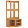 vidaXL salės medis "SANDNES" 87x40x159,5 pu&scaron;ies masyvo
