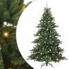 vidaXL Dirbtinė Sulankstoma Kalėdų Eglutė Žalia 240 cm PVC ir Plienas