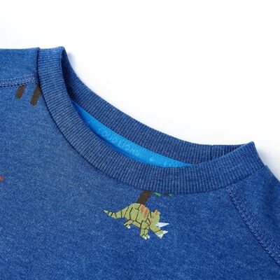Vaikiškas sportinis megztinis, mėlynos spalvos mišinys, 92 dydžio
