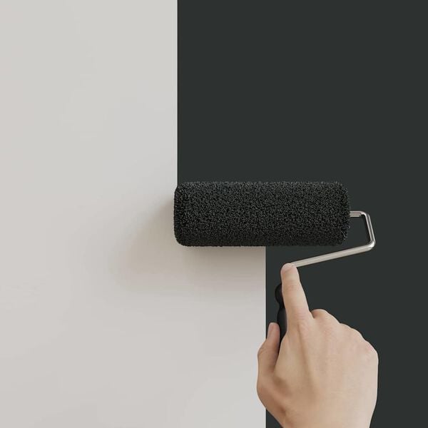 vidaXL Sienų dažai Juoda 16,5 x 16,5 x 15,9 cm Sienos spausdinimas