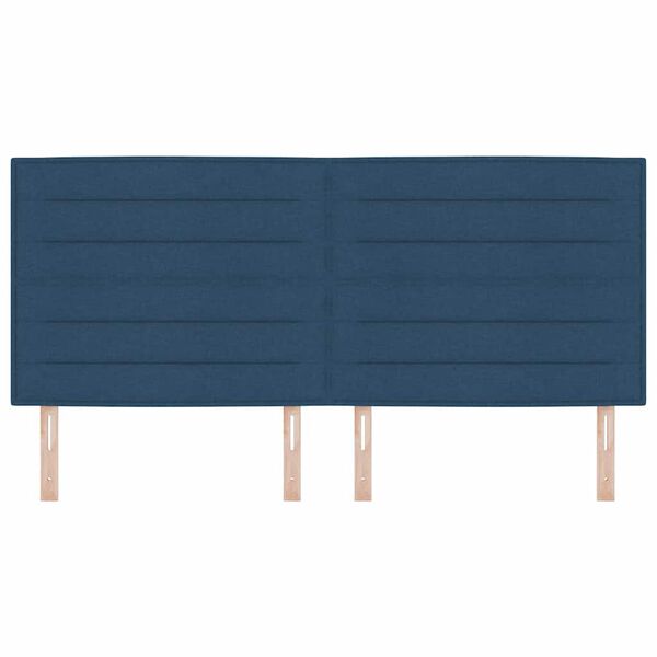 vidaXL Galvūgalis Mėlyna 200 cm audinys