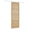 vidaXL Slankios durys ORKDAL Natūrali ir Balta 83 x 232 cm
