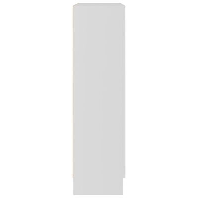 vidaXL Vitrininė spintelė, baltos spalvos, 82,5x30,5x115cm, MDP