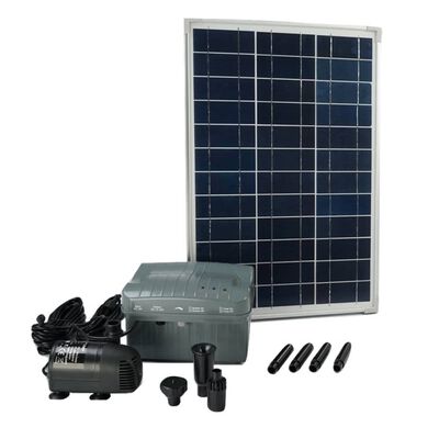 Ubbink SolarMax 1000 komplektas su saulės moduliu, siurbliu ir akum.
