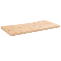 vidaXL Rašomasis stalas, 80x40x2,5cm, pušies medienos masyvas