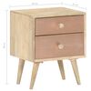 vidaXL Naktinė spintelė, 40x35x50cm, mango medienos masyvas