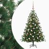 vidaXL Dirbtinė kalėdinė eglutė su rutuliuku 150 cm 150 LED