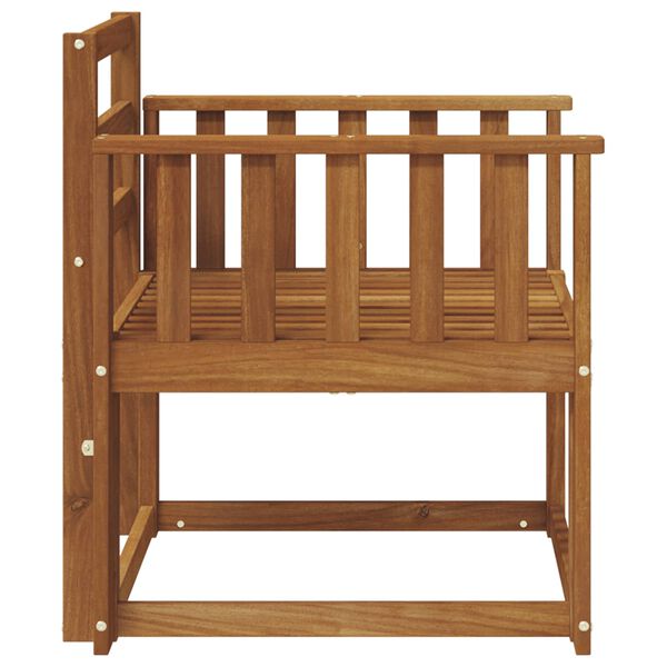 vidaXL Lauko sofa Kietos akacijos mediena Natūrali