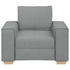 vidaXL Sofa-kėdė, &scaron;viesiai pilka, 60 cm, audinys
