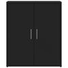 vidaXL &Scaron;oninės spintelės, 2vnt., juodos, 60x31x70cm, apdirbta mediena