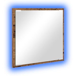 vidaXL LED vonios veidrodis Senas medis 40 x 37 x 8.5 cm