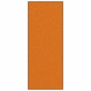 vidaXL Durų kilimėlis Kita Oranžinis ir Juodas 120 x 300 cm