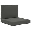 vidaXL Lauko sofa pagalvėlė 2 pcs Antracitas Poliesteris