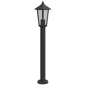 vidaXL Lauko &scaron;viestuvas, juodos spalvos, 80cm, nerūdijantis plienas