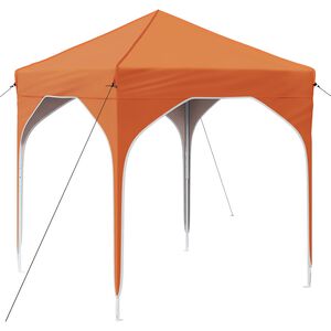 vidaXL Pop-up &scaron;ventinis palapinė 194 x 194 x 245 cm Oranžinė
