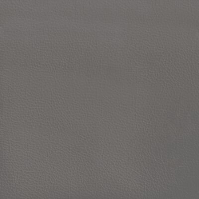 vidaXL Lova su spyruoklėmis ir čiužiniu,pilkas,140x190cm, dirbtinė oda